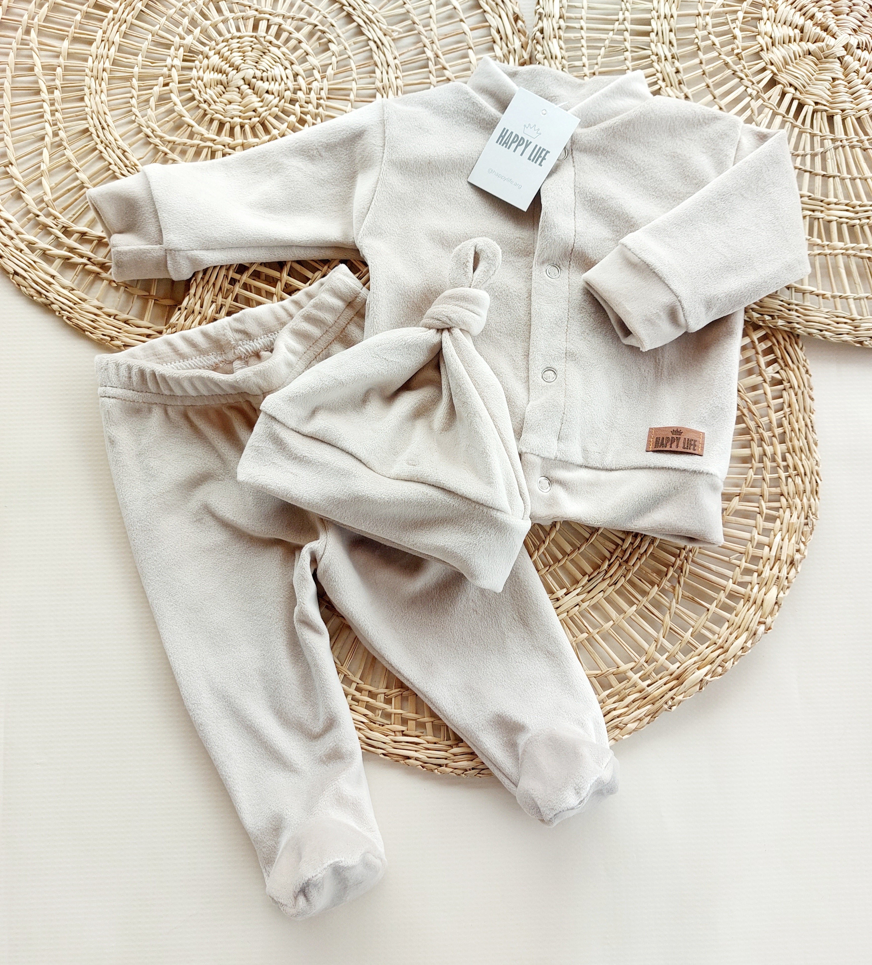 KIT RN Andy Plush - Visón - Auremi ropa infantil